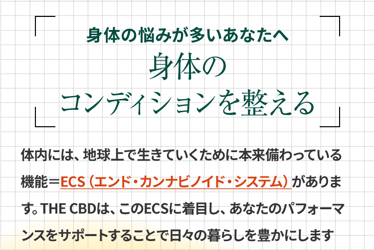 身体の悩みが多いあなたへ！身体のコンディションを整える